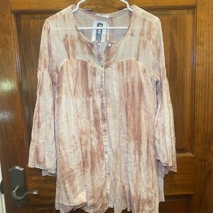 Blu Pepper Earthy Tie-Dye Tunic